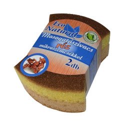 Kókuszszivacs réz szemcsékkel 2 db/csomag Cleanne Eco Natural Iroda üzemeltetés, munkavédelem Cleanne