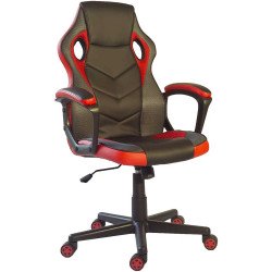 Forgószék , gamer BLINKER fekete/piros Iroda üzemeltetés, munkavédelem Antares