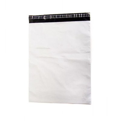 Futártasak, 450x550 + 50 mm. szilikonos záródás Coex Fehér/Fekete Futártasak, 450x550 + 50 mm. szilikonos záródás Coex Fehér/Fekete
