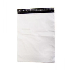 Futártasak, 450x550 + 50 mm. szilikonos záródás Coex Fehér/Fekete Író- irodaszer, papíráru Coex