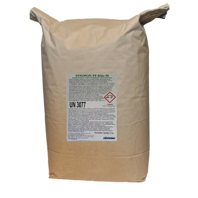 Mosogatópor 20 kg fertőtlenítő hatással INNOPON TF KLÓR M Mosogatópor 20 kg fertőtlenítő hatással INNOPON TF KLÓR M