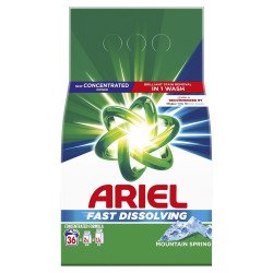 Mosópor 1,98 kg (36 mosás) fehér ruhákhoz Ariel Mountain Spring Iroda üzemeltetés, munkavédelem Ariel