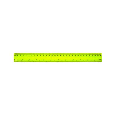 Vonalzó 30cm, műanyag sárga Vonalzó 30cm, műanyag sárga