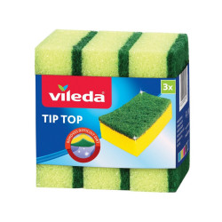 Mosogatószivacs 3 db/csomag TipTop Vileda_F25301 Iroda üzemeltetés, munkavédelem Vileda háztartási