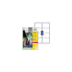 Etikett címke, 99,1 x67,7mm, ultra ellenálló 8 címke/ív, 40 ív/doboz, Avery fehér Író- irodaszer, papíráru Avery