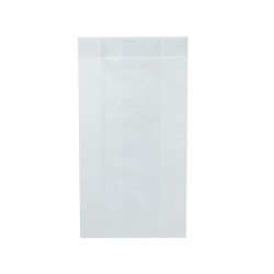 Papírtasak ablak nélküli 0,5 kg-os 120+45x220mm fehér Csomagolópapír Csom 2001