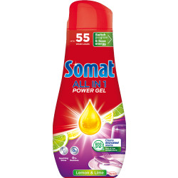 Mosogatógél 990 ml All in One Somat Lemon Iroda üzemeltetés, munkavédelem Somat