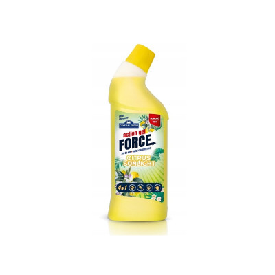 WC tisztító gél 1 liter Action Gel Force Citrus WC tisztító gél 1 liter Action Gel Force Citrus