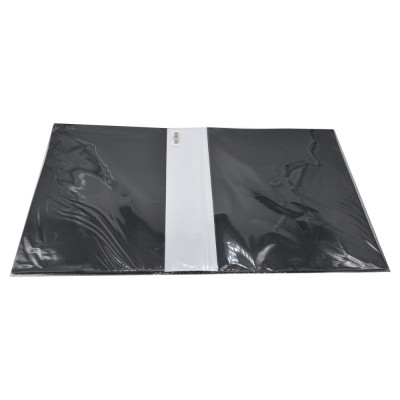 Iratvédő mappa A4, 60 tasakos fekete Iratvédő mappa A4, 60 tasakos fekete