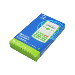 Számológép tudományos 240 funkciós, Bluering® zöld Irodatechnika, kellékei Bluering