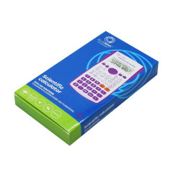 Számológép tudományos 240 funkciós, Bluering® rózsaszín Irodatechnika, kellékei Bluering