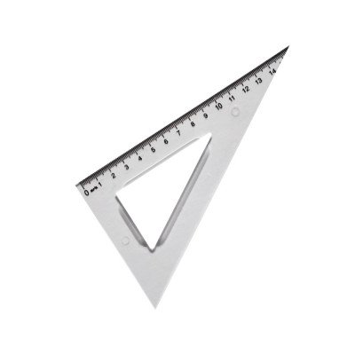 Vonalzó háromszög 60° 15,5cm, műanyag Vonalzó háromszög 60° 15,5cm, műanyag