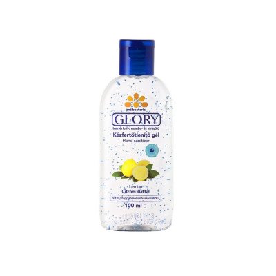 Kéz- és bőrfertőtlenítő gél 100 ml Glory citrom Kéz- és bőrfertőtlenítő gél 100 ml Glory citrom