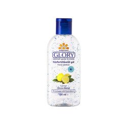 Kéz- és bőrfertőtlenítő gél 100 ml Glory citrom Iroda üzemeltetés, munkavédelem Glory