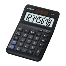 Számológép asztali 8 digit nagy, döntött kijelző Casio MS 8 F fekete Irodatechnika, kellékei Casio