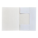 Iratgyűjtő, táblázatos pólyás dosszié A4, 230g. karton Bluering® fehér