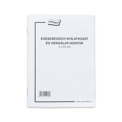 Egészségügyi nyilatkozat és vizsgálati adatok 8 lapos füzet Író- irodaszer, papíráru Nyomell