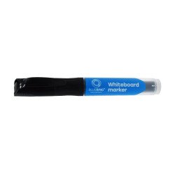 Táblamarker 3mm, kerek, cserélhető betétes, Bluering fekete Író- irodaszer, papíráru Bluering