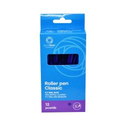 Rollertoll 0,7mm, nyomógombos, Bluering® Classic, írásszín kék Író- irodaszer, papíráru Bluering