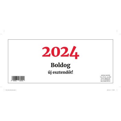 Asztali naptár TA-24 2026.