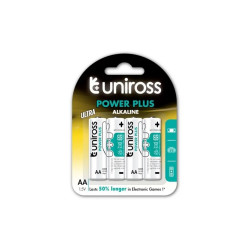 Elem AA ceruza LR6 tartós alkáli 4 db/csomag, Uniross Irodatechnika, kellékei Egyéb