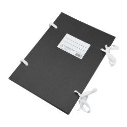 Szalagos irományfedél A4, 1m-es szalaggal Bluering® fekete Író- irodaszer, papíráru Bluering