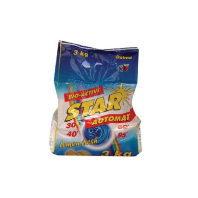 Mosópor 3 kg (20 mosás) fehér és színes ruhákhoz Dalma Star