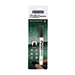 Lakkmarker 0,7mm, vékony metál hegy Centropen 9211 fekete Író- irodaszer, papíráru Centropen