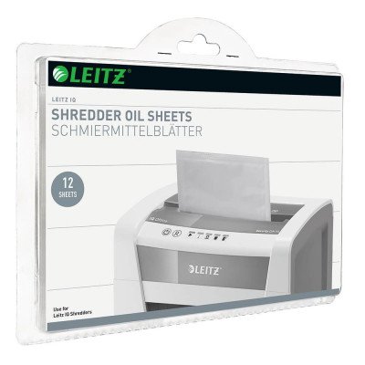 Olajozólap iratmegsemmisítőhöz, 12 lap/csomag, Leitz Olajozólap iratmegsemmisítőhöz, 12 lap/csomag, Leitz