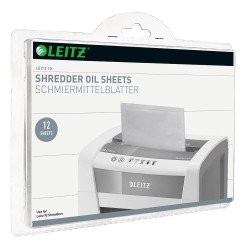 Olajozólap iratmegsemmisítőhöz, 12 lap/csomag, Leitz Irodatechnika, kellékei Leitz