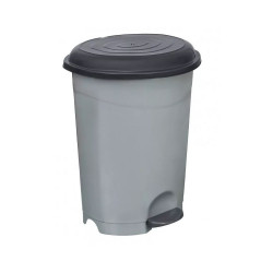 Szemetes kuka pedálos műanyag 12 literes szürke UP126 Író- irodaszer, papíráru Planet