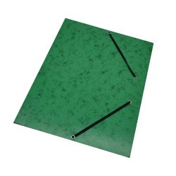 Gumis mappa A4, prespán jellegű karton 350g. zöld Író- irodaszer, papíráru Trend