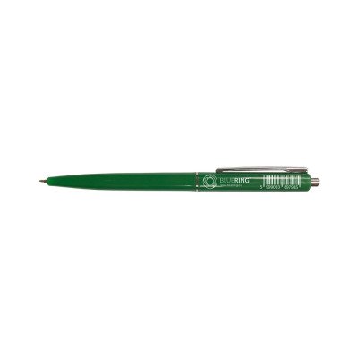 Golyóstoll 0,8mm, nyomógombos műanyag zöld test, Bluering® Z3, írásszín zöld Golyóstoll 0,8mm, nyomógombos műanyag zöld test, Bluering® Z3, írásszín zöld