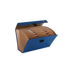 Irattartó -. harmonikatáska, karton, 250 x 362 x 124 mm.,19 rekeszes, Fellowes® Bankers Box Handifile, kék Író- irodaszer, papíráru Fellowes