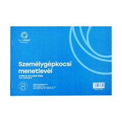 Személygépkocsi menetlevél 100lap,os tömb A4, fekvő D.GEPJ.31 Bluering® Író- irodaszer, papíráru Bluering