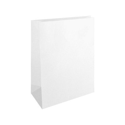 Tasak redős-talpas tasak 40x60x10cm, kraft fehér Tasak redős-talpas tasak 40x60x10cm, kraft fehér
