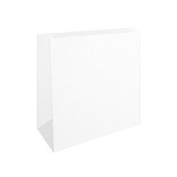 Tasak redős-talpas tasak 50x55x10cm, kraft fehér Író- irodaszer, papíráru Egyéb