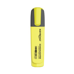 Szövegkiemelő vágott hegyű, lapos test, 28 db/display, Keyroad Fluo neon színek
