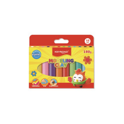 Gyurma készlet, 12 x 15 g, Keyroad Író- irodaszer, papíráru Keyroad