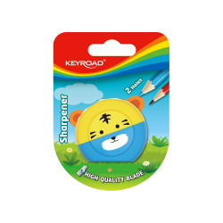 Hegyező, 2 lyukú, 1 db/bliszter, Keyroad Speedy Snail, vegyes színek Író- irodaszer, papíráru Keyroad