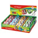 Hegyező, 2 lyukú, 24 db/display, Keyroad Dou-Power, vegyes színek