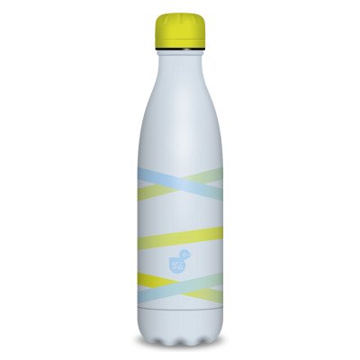 Fémkulacs duplafalú 500ml Ars Una Ribbon-yellow (5167) 22 Fémkulacs duplafalú 500ml Ars Una Ribbon-yellow (5167) 22