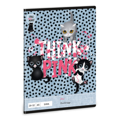 Füzet iskolai A5, 32lap, sima 20-32 Ars Una THINK-PINK (5285) 23 10db/csomag Füzet iskolai A5, 32lap, sima 20-32 Ars Una THINK-PINK (5285) 23 10db/csomag