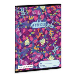 Füzet iskolai A5, 32lap, kockás 27-32 Ars Una JUNGLE (5259) 23 10db/csomag Író- irodaszer, papíráru Ars Una
