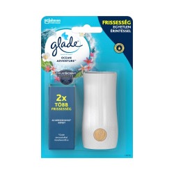 Légfrissítő készülék + utántöltő 10 ml Glade® Touch&Fresh Ocean Adventure Iroda üzemeltetés, munkavédelem Glade