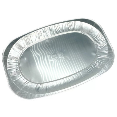 Alu tálca hidegtálas ovális 54,5 x 36 cm 50 db/csomag Alu tálca hidegtálas ovális 54,5 x 36 cm 50 db/csomag