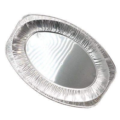 Alu tálca hidegtálas ovális 5 személyes 42,5 x 29,5 cm 10 db/csomag