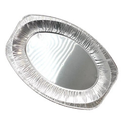 Alu tálca hidegtálas ovális 5 személyes 42,5 x 29,5 cm 10 db/csomag Tálca, alátét Egyéb