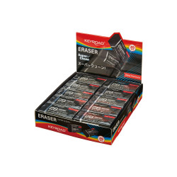 Radír, 20 db/display, Keyroad Tec TPE, fekete Író- irodaszer, papíráru Keyroad