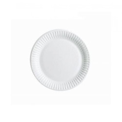 Papírtálca kerek átmérő 18 cm 50 db/csomag fehér Tálca, alátét Egyéb